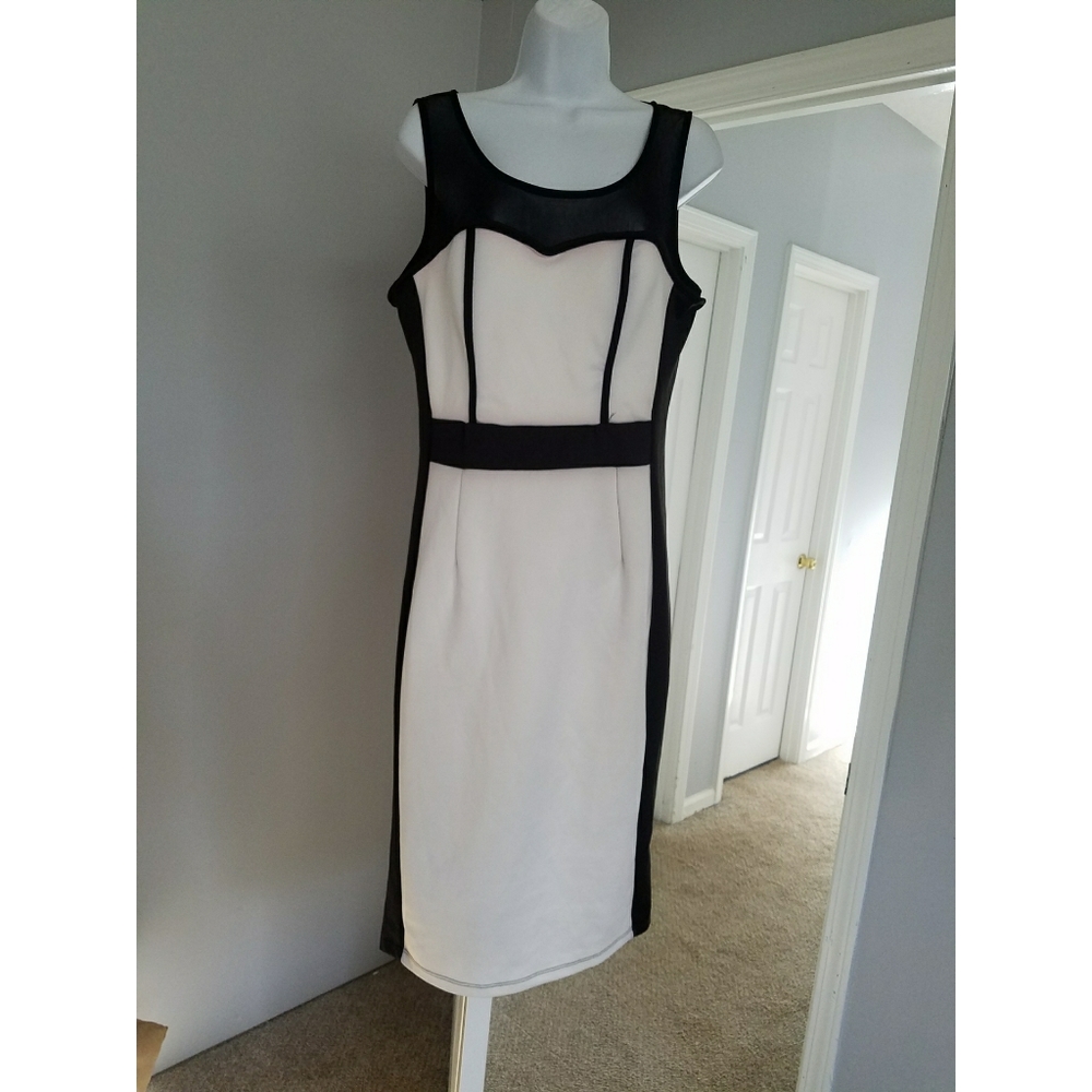 White and Black Dress